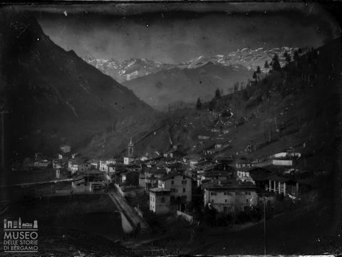 Piazza Brembana. Veduta panoramica