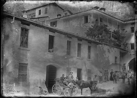 Branzi. Veduta dello stallo Monaci