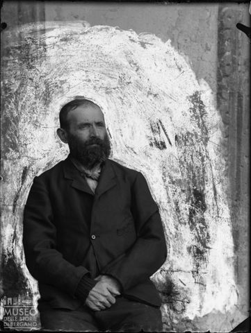 Val Brembana. Ritratto di uomo anziano