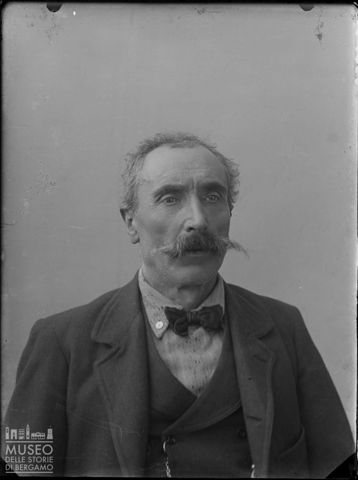 Val Brembana. Ritratto di uomo anziano