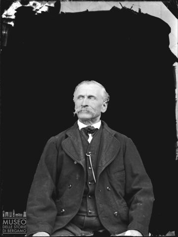 Val Brembana. Ritratto di uomo anziano