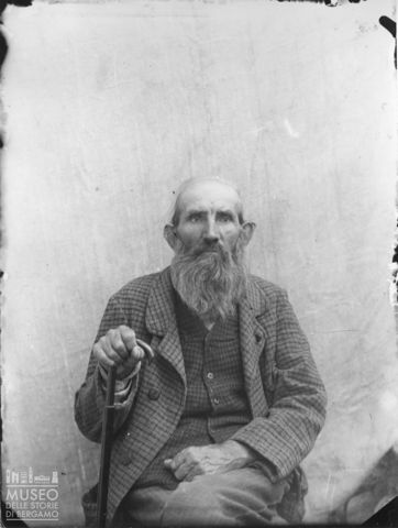 Val Brembana. Ritratto di uomo anziano