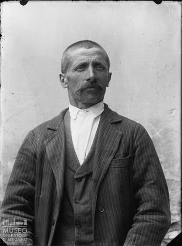 Val Brembana. Ritratto di uomo anziano