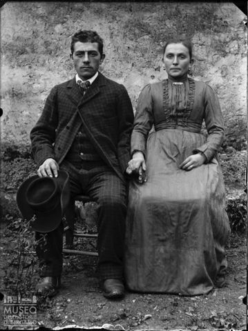 Val Brembana. Ritratto di una coppia di coniugi
