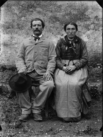 Val Brembana. Ritratto di una coppia di coniugi