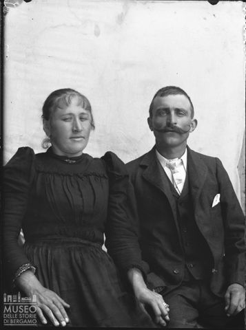 Val Brembana. Ritratto di una coppia di coniugi