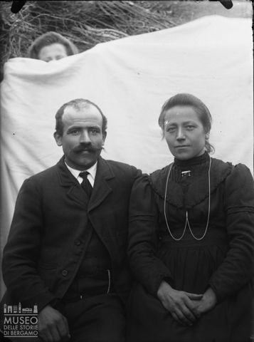 Val Brembana. Ritratto di una coppia di coniugi