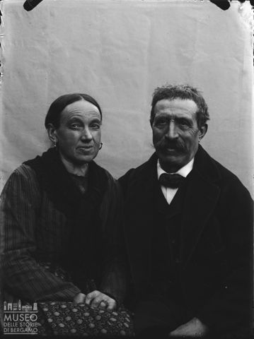 Val Brembana. Ritratto di una coppia di coniugi