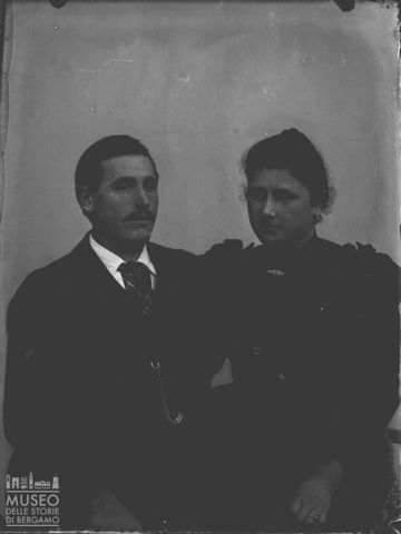 Val Brembana. Ritratto di una coppia di coniugi
