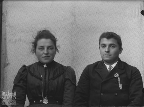 Val Brembana. Ritratto di una coppia di coniugi