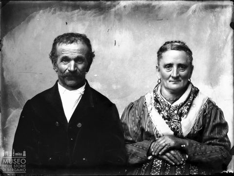 Val Brembana. Ritratto di una coppia di coniugi
