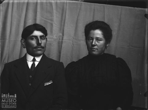 Val Brembana. Ritratto di una coppia di coniugi