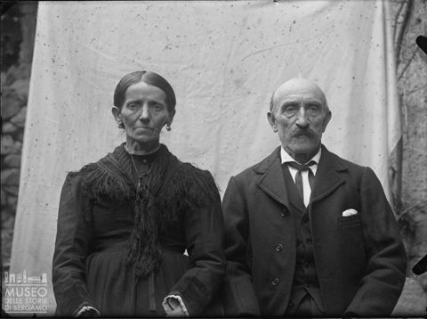 Val Brembana. Ritratto di una coppia di coniugi