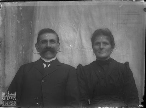 Val Brembana. Ritratto di una coppia di coniugi