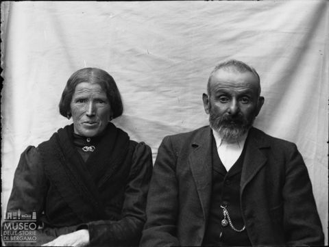 Val Brembana. Ritratto di una coppia di coniugi