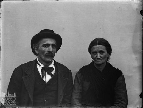 Val Brembana. Ritratto di una coppia di coniugi