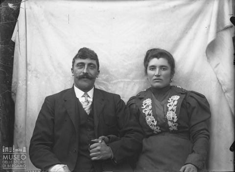 Val Brembana. Ritratto di una coppia di coniugi