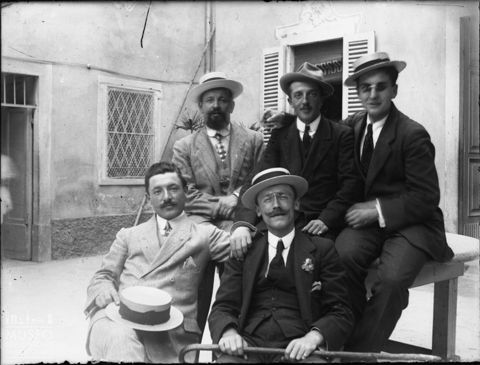 Val Brembana. Ritratto di gruppo dei gentiluomini