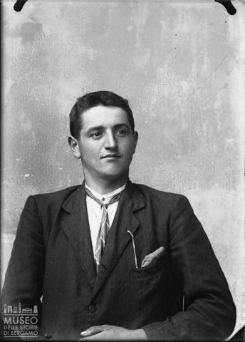Piazza Brembana. Ritratto di uomo