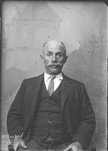 Piazza Brembana. Ritratto di uomo