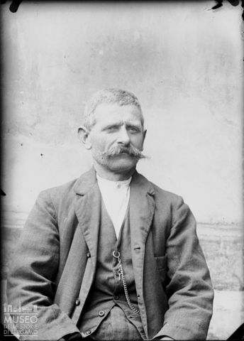 Piazza Brembana. Ritratto di uomo