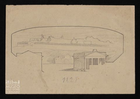 Paesaggio, Bergamo vista da Porta Nuova