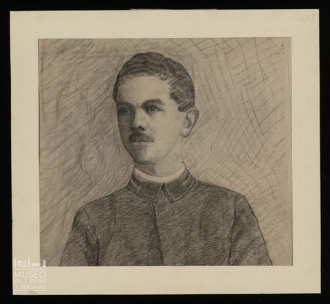 Ritratto di ignoto a mezzobusto, con giubba in uso presso il Regio esercito italiano (1909-1933)