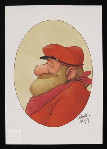 Caricatura di Giuseppe Garibaldi