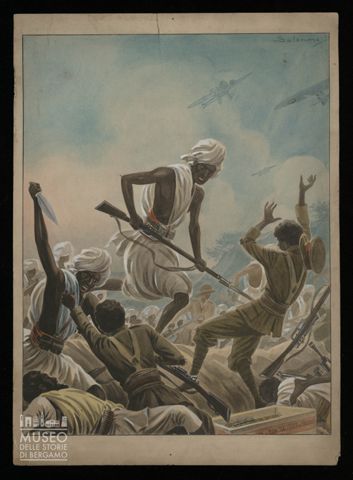 Scontro armato tra forze coloniali e soldati britannici