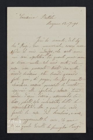 Luigia Blondel a Giovanni Battista Mazzi