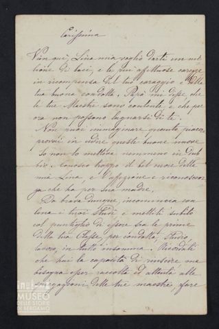 Maria Belli ad Angiolina Parigi