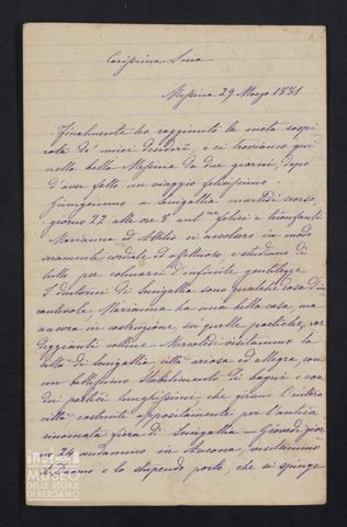 Maria Belli ad Angiolina Parigi