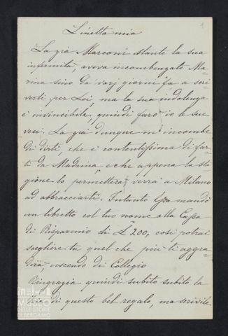 Maria Belli ad Angiolina Parigi