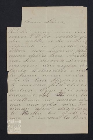 Giuseppina Parigi ad Angiolina Parigi