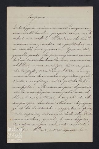 Maria Belli a Giuseppina Parigi