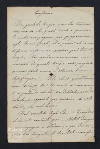 Maria Belli ad Angiolina Parigi