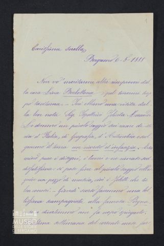 Giuseppina Parigi ad Angiolina Parigi