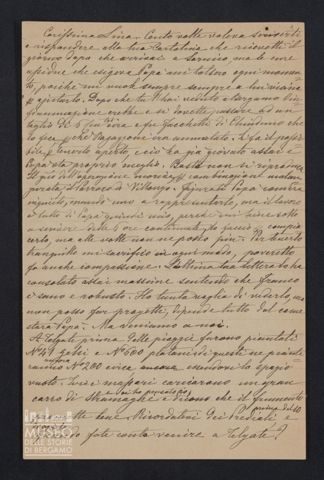 Maria Belli ad Angiolina Parigi