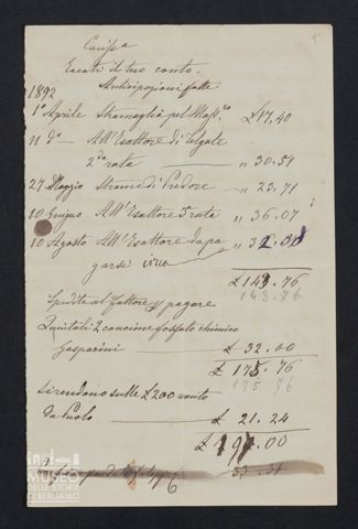 Maria Belli ad Angiolina Parigi