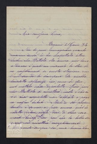 Giuseppina Parigi ad Angiolina Parigi