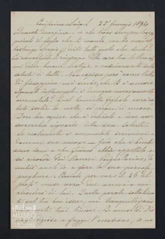 Maria Belli ad Angiolina Parigi