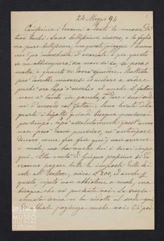 Maria Belli ad Angiolina Parigi