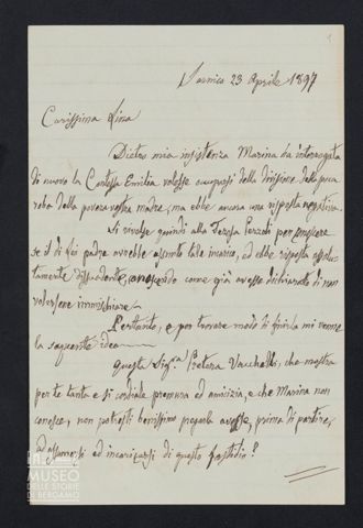 Andrea Parigi a Angiolina Parigi