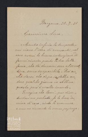 Teresa Passi ad Angiolina Parigi