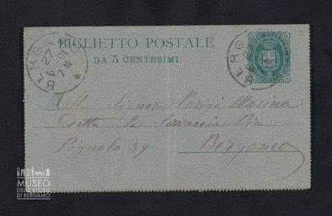 Biglietto anonimo a Marina Parigi