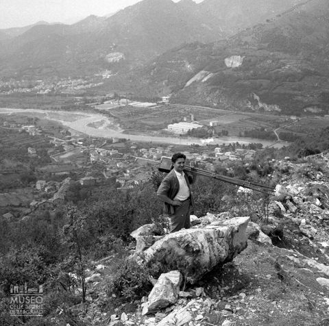 Panorama di Pradalunga, con fotografo
