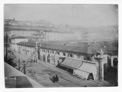 Il lato occidentale della Fiera di Bergamo