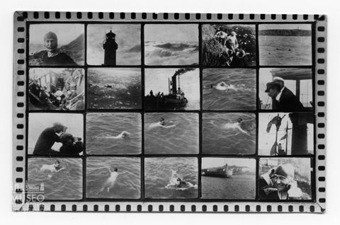 Cartolina della traversata di Enrico Tiraboschi, agosto 1923