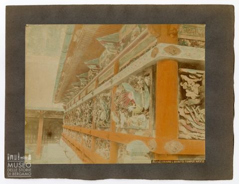 Facciata di un tempio shintoista di Nikko