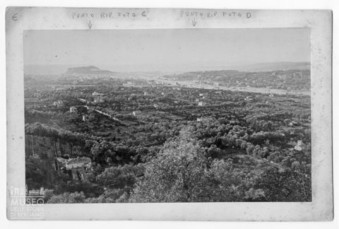 Panorama di Nizza dall'entroterra